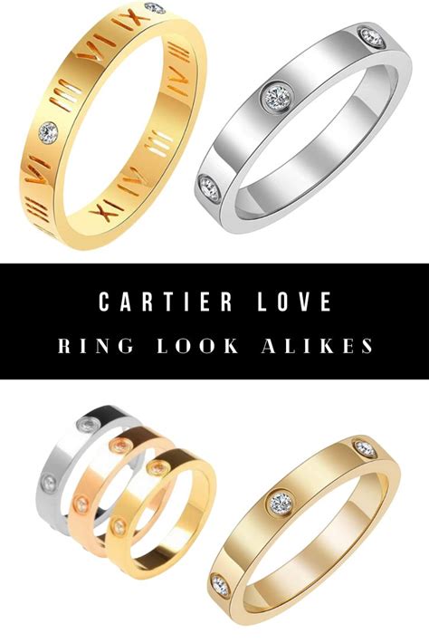 replica cartier love rings|cartier love ring look alike.